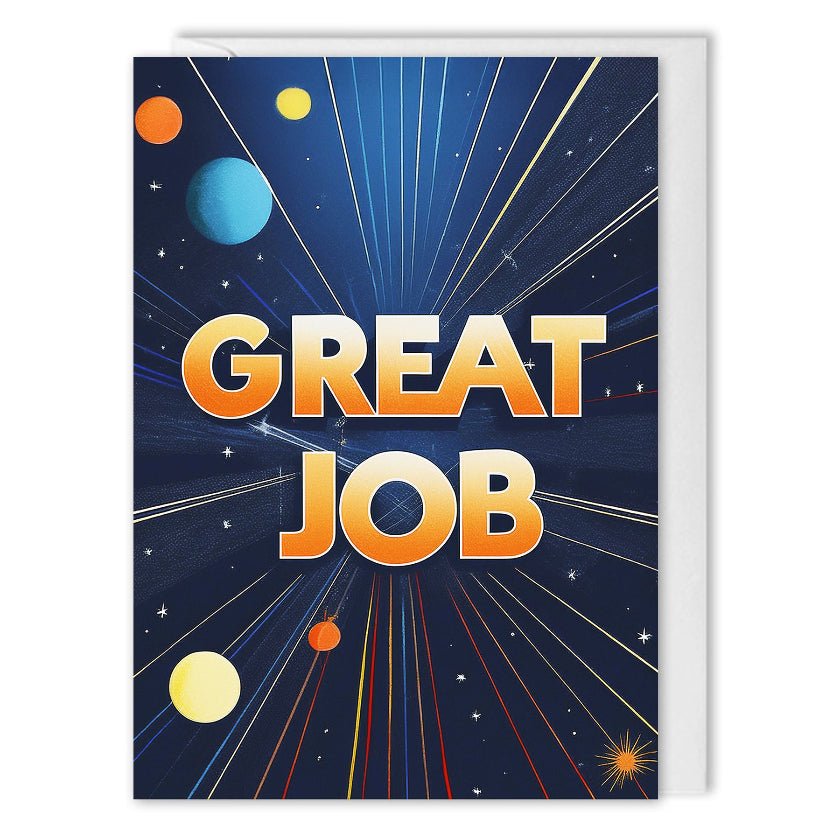 Employee Appreciation Card - Great Job - Custom Business Logo