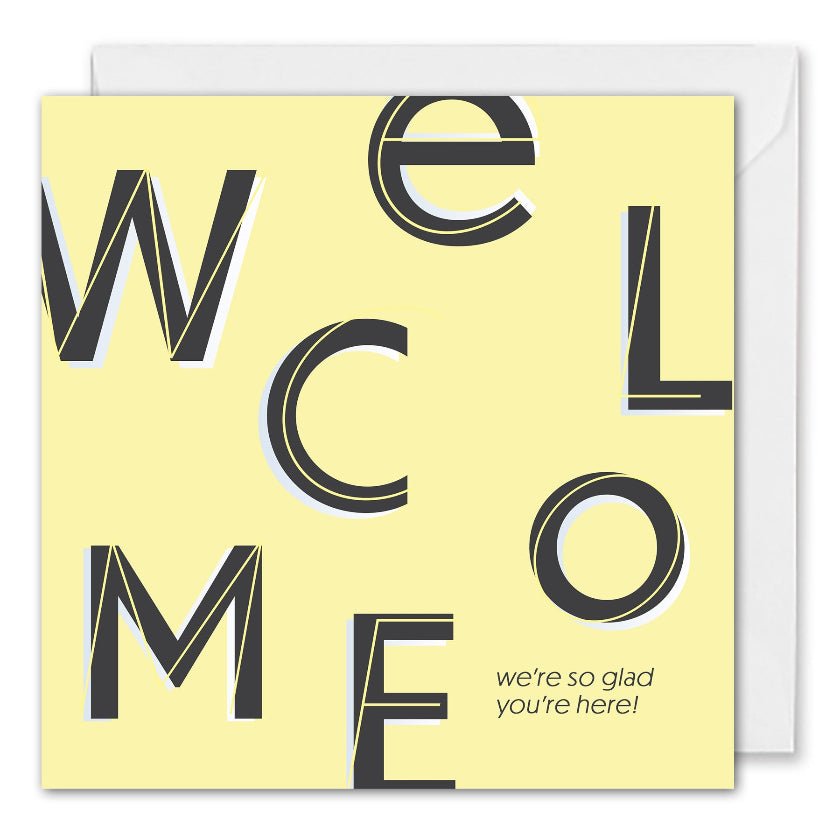 Custom Business Welcome Cards - New Client, Customer, Employees
