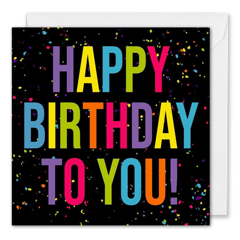 Modern Birthday Card For Business