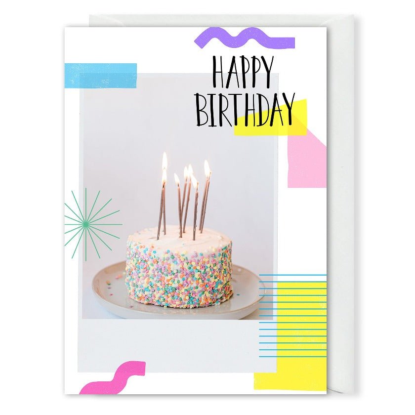 Modern Birthday Card Staff Customers