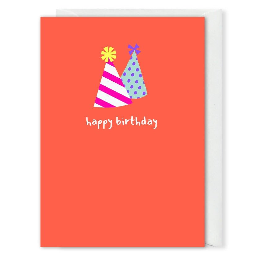 party hats birthday card b2b