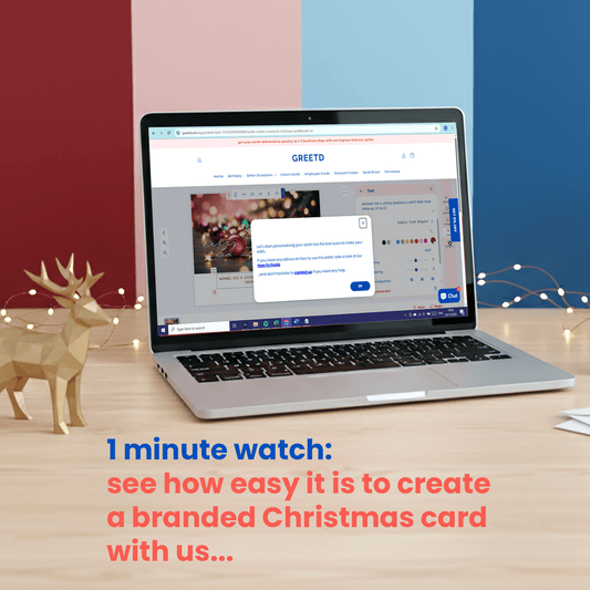 Design Branded Christmas Cards In Minutes! Quick Video Tutorial