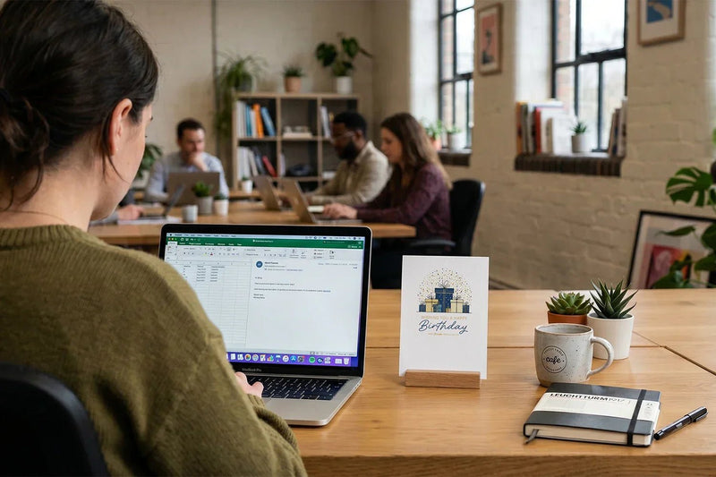 The desk shelf life: Why physical birthday cards beat digital pings