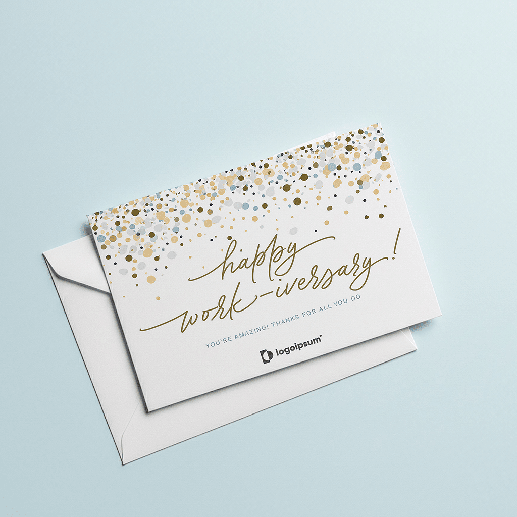 Personalised Business Anniversary Cards - B2B, Employees