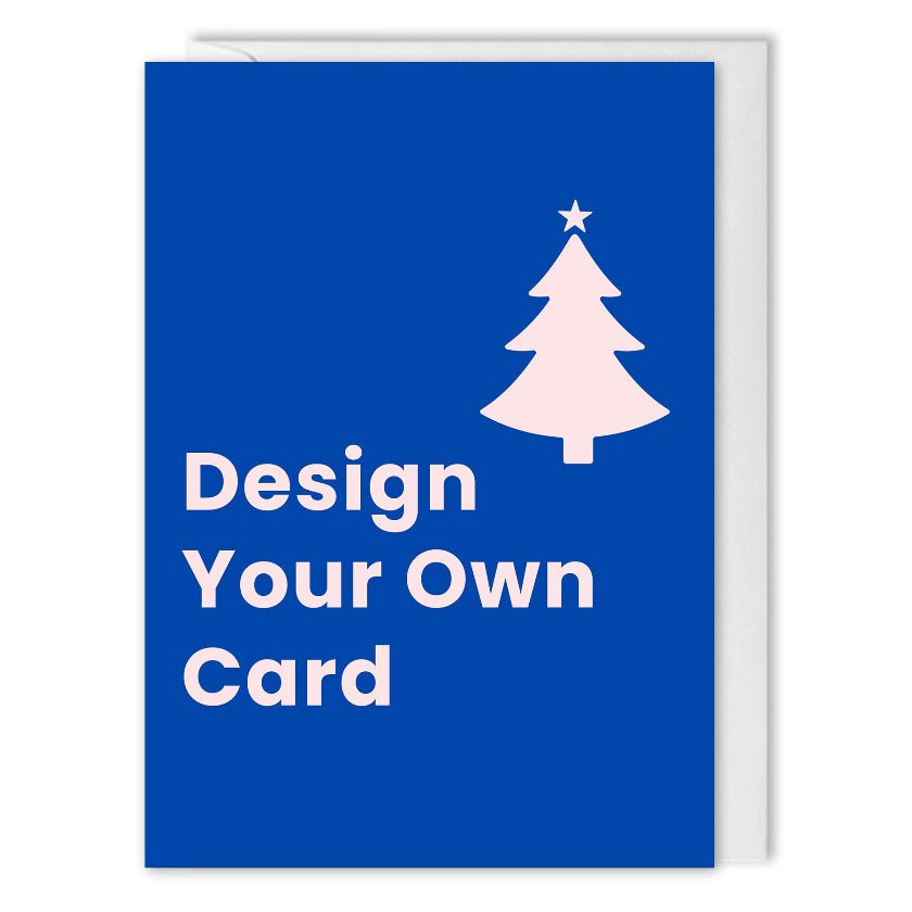 design your own corporate christmas card template