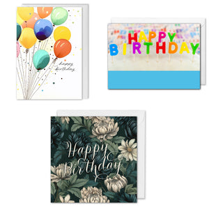 business birthday cards sample pack