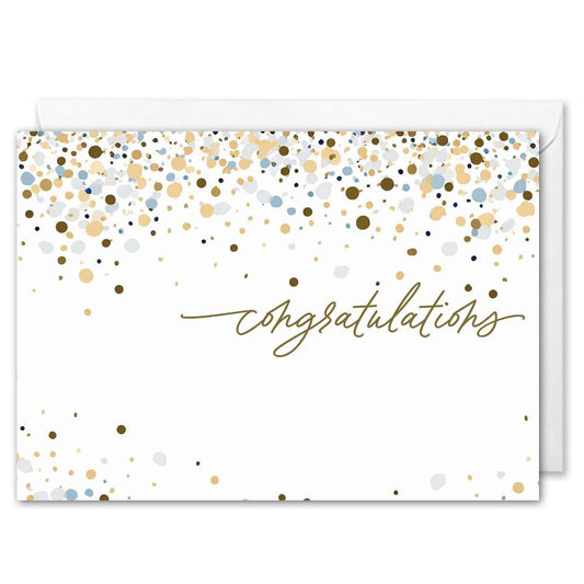 Business Congratulations Cards - Elegant Confetti