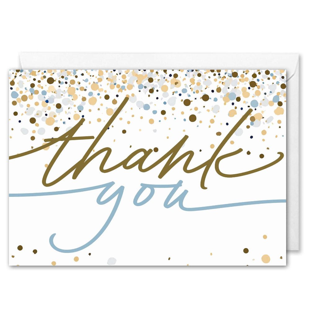 Business Thank You Cards - Elegant Confetti 