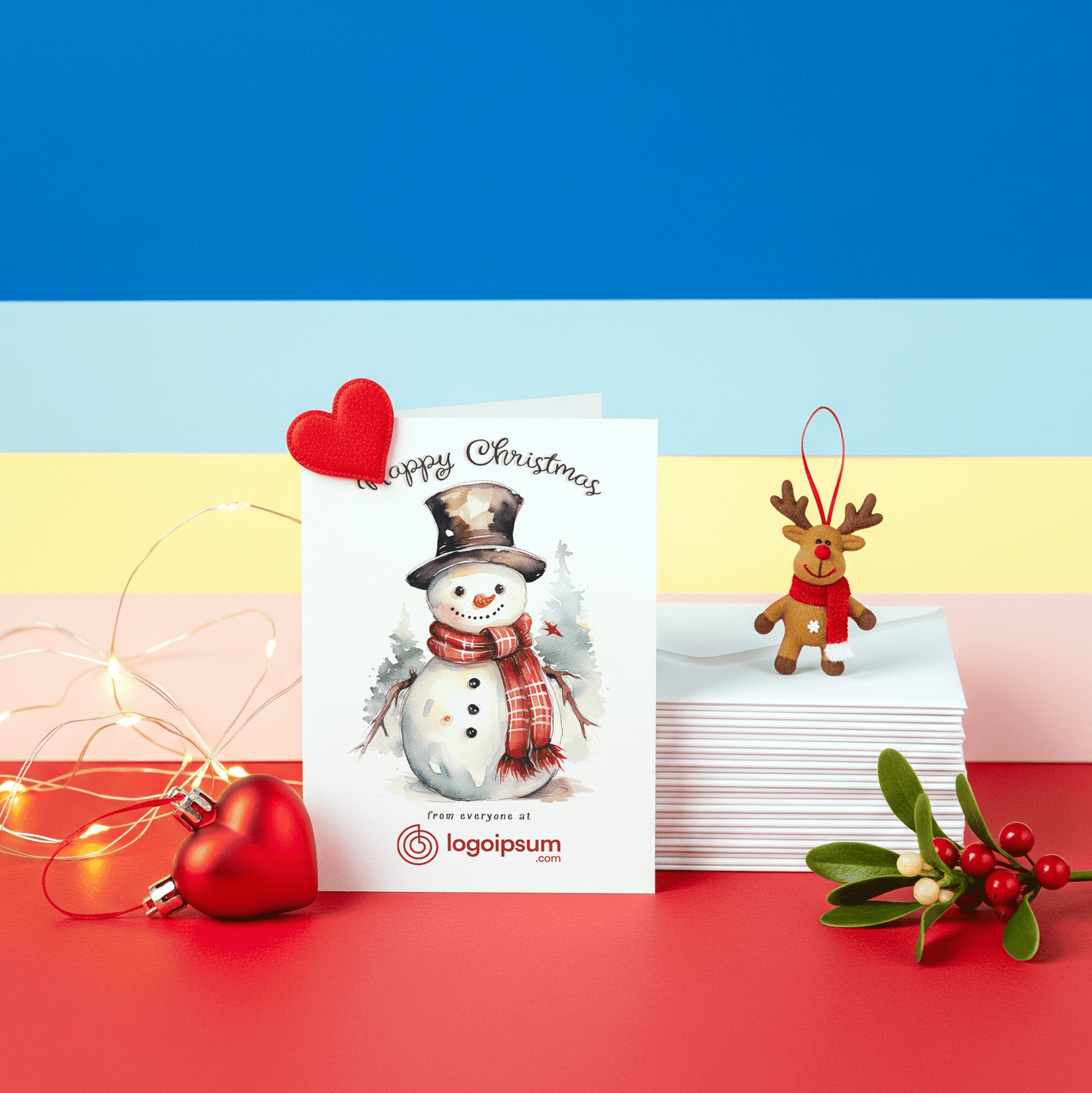 custom logo charity Christmas cards