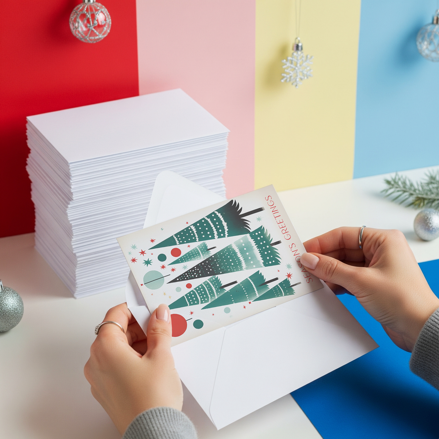 Send Direct To Clients and Employees Corporate Christmas Cards