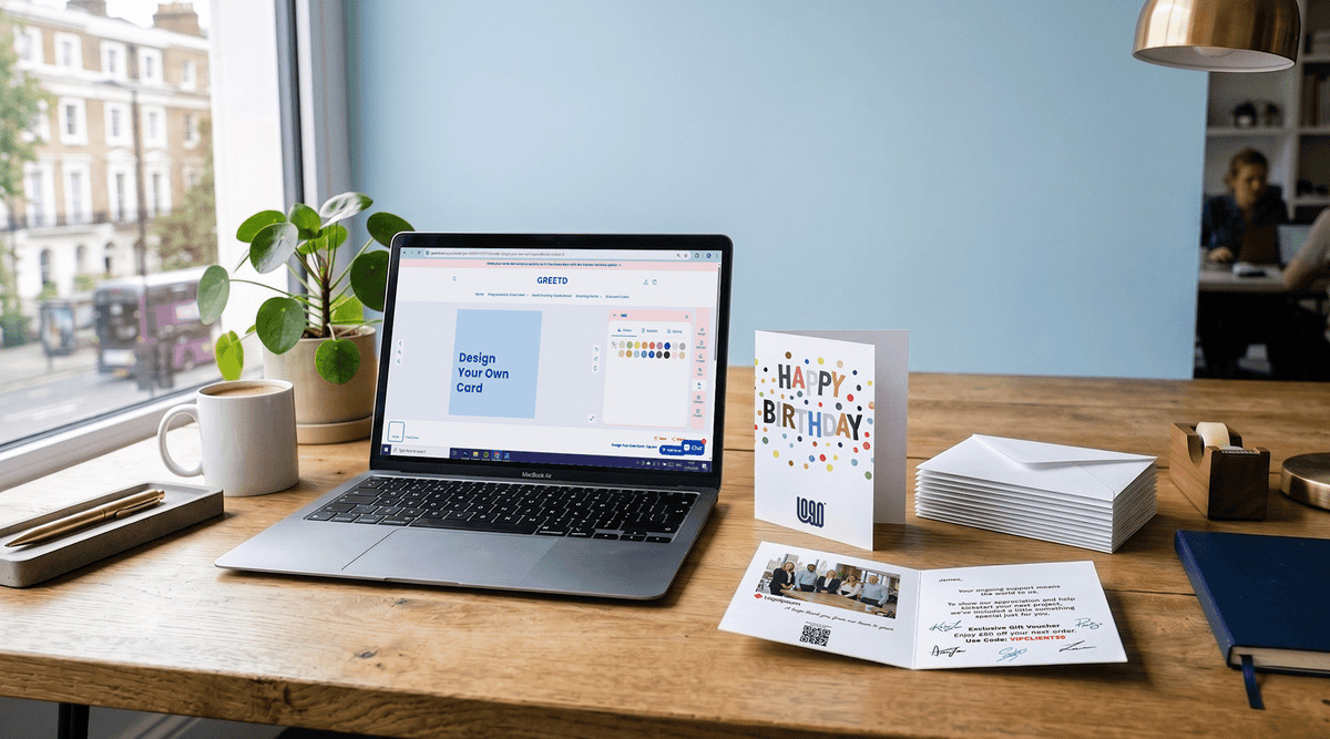 corporate greeting card templates design online