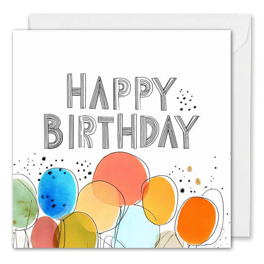 Corporate Birthday Cards For Clients & Employees - Balloons