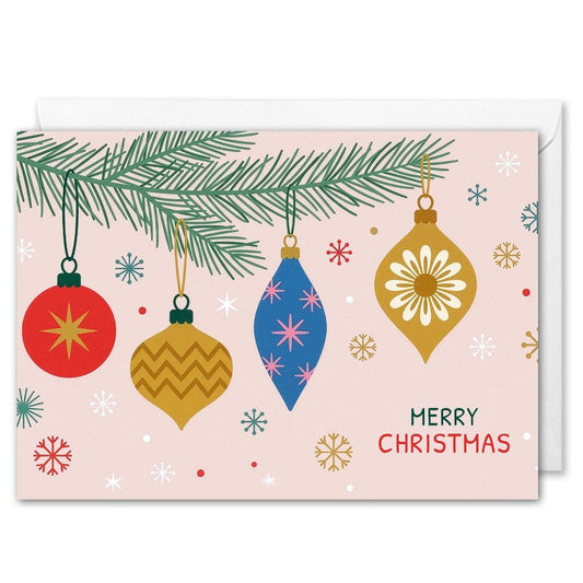 Corporate Christmas Cards - Retro Ornaments