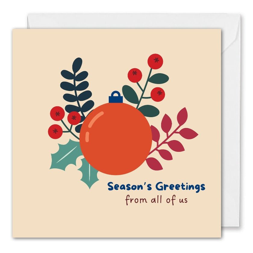 custom company christmas card