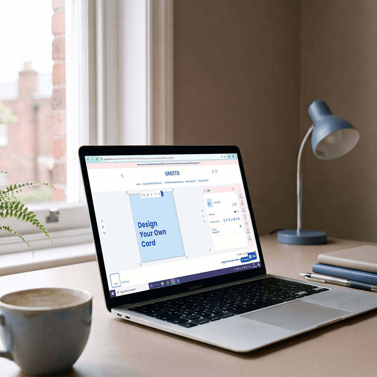 design your own corporate greeting cards