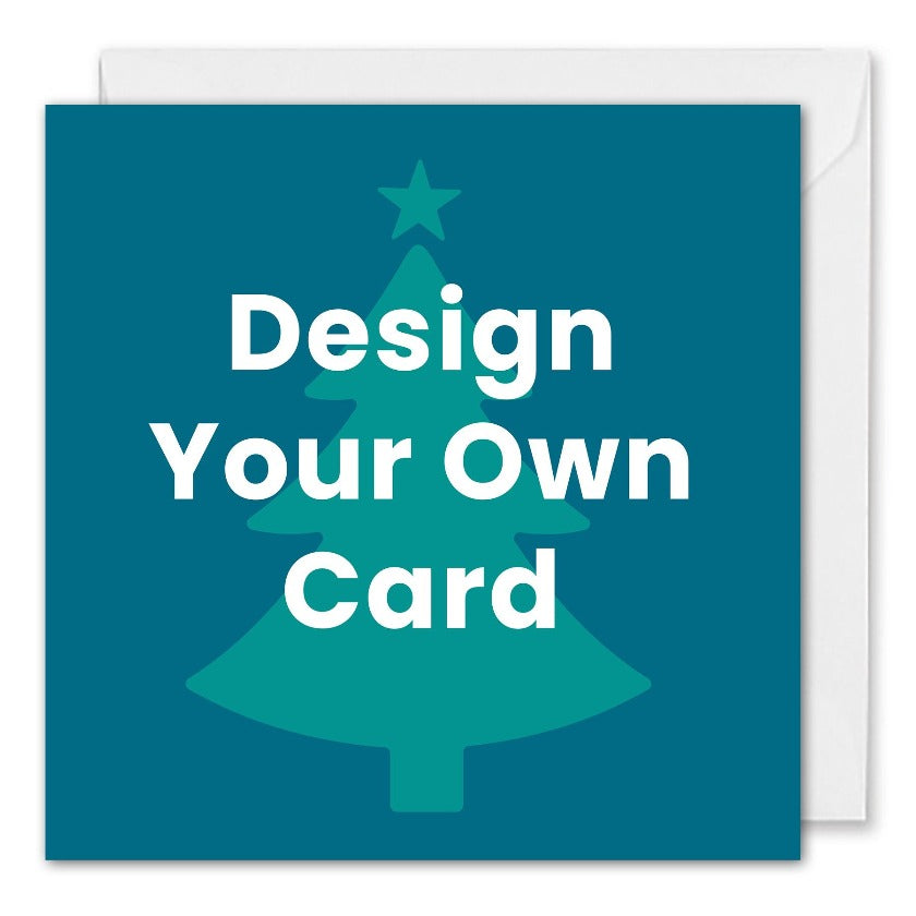 Personalised Business Christmas Card - Design Your Own - Square