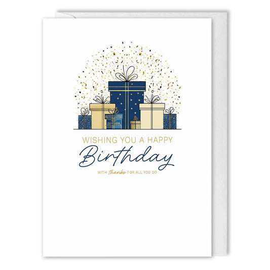 Employee Birthday Cards - Custom Logo - Gifts & Appreciation