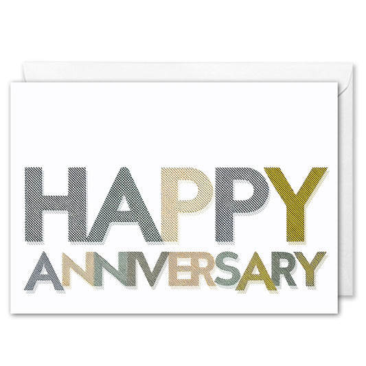 Anniversary Company Greetings Cards - Custom Logo & Message