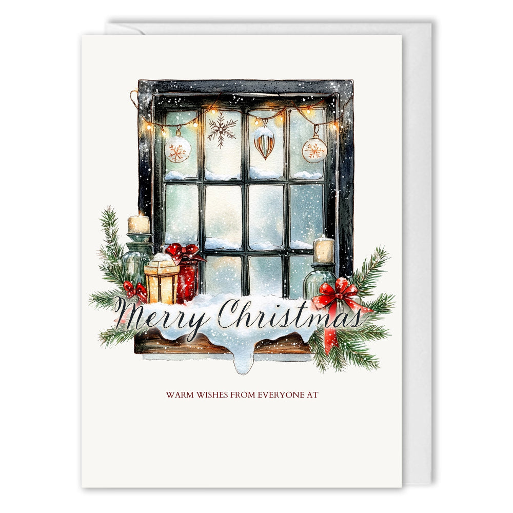 Home For Christmas Card With Logo - Estate & Letting Agents