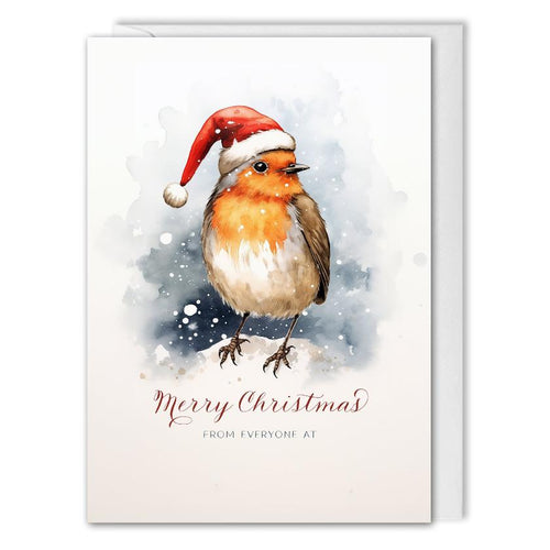 Corporate Christmas Cards For Clients & Customers - Robin 