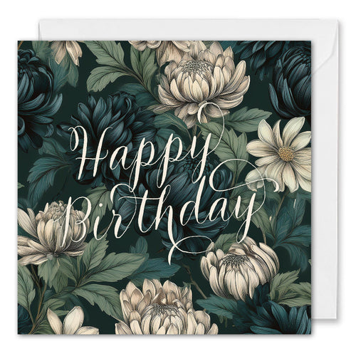 Corporate Birthday Cards - Elegant Peony Flowers - Clients