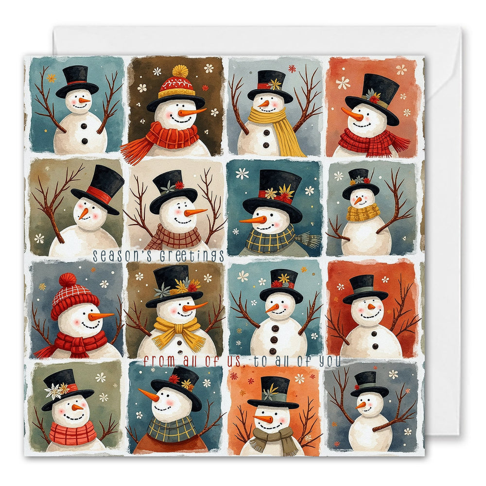 Team Christmas Cards - For Clients, B2B - Company Logo