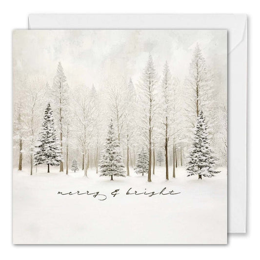 Custom Corporate Christmas Cards - White Forest 