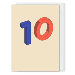 Personalised 10 Years Business Anniversary Card