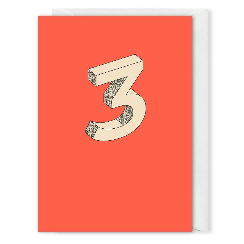 Custom 3 Year Business Anniversary Card 