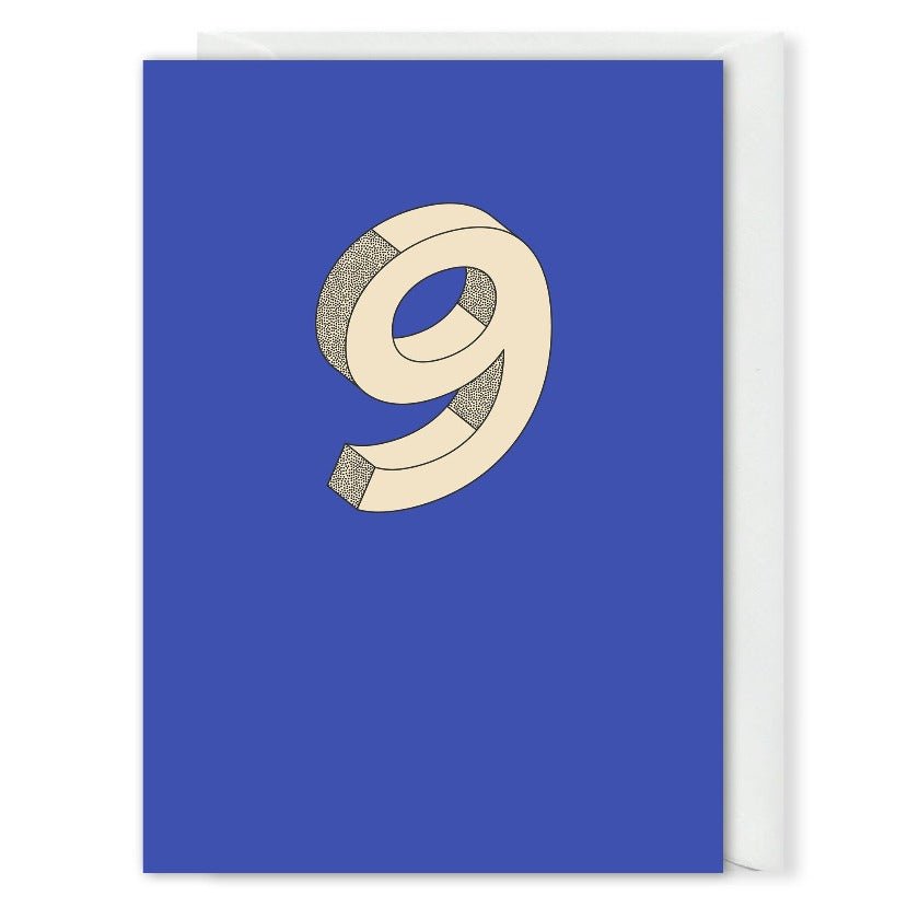 Custom 9 Year Work Anniversary Card 