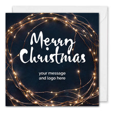 Load image into Gallery viewer, Business Christmas Card - Custom Logo - Client Christmas Card