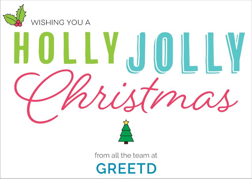 Corporate Christmas Card - Holly Jolly 