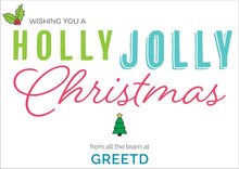 Load image into Gallery viewer, Corporate Christmas Card - Holly Jolly 