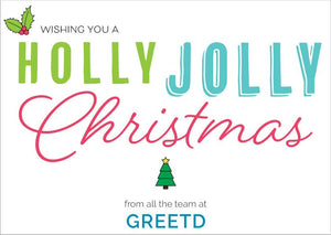 Corporate Christmas Card - Holly Jolly 
