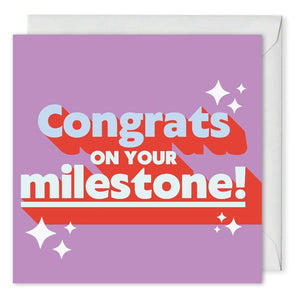 Congrats Work Milestone Card Custom