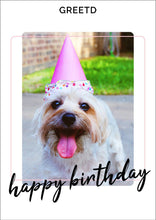 Load image into Gallery viewer, Dog Birthday Card Business Greetings - Customers, Employees