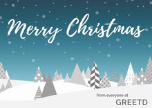 Load image into Gallery viewer, Personalised Corporate Christmas Card 
