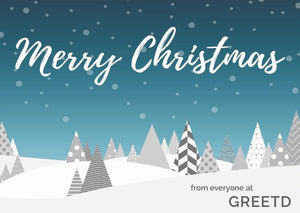 Personalised Corporate Christmas Card 