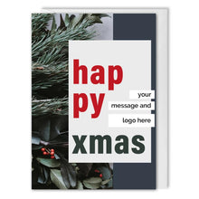 Load image into Gallery viewer, Happy Xmas Card For Business - Custom Logo, Message