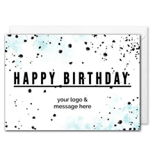 Load image into Gallery viewer, Corporate Birthday Card - Personalised 