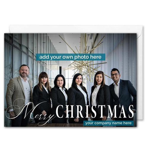 Corporate Christmas Card - Custom Photo Card