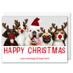 Highwood Canine Hydrotherapy Re-Order Festive Dogs Christmas Card