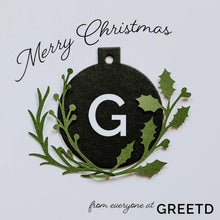 Load image into Gallery viewer, Bauble Christmas Card For Business - Personalised Logo, Message