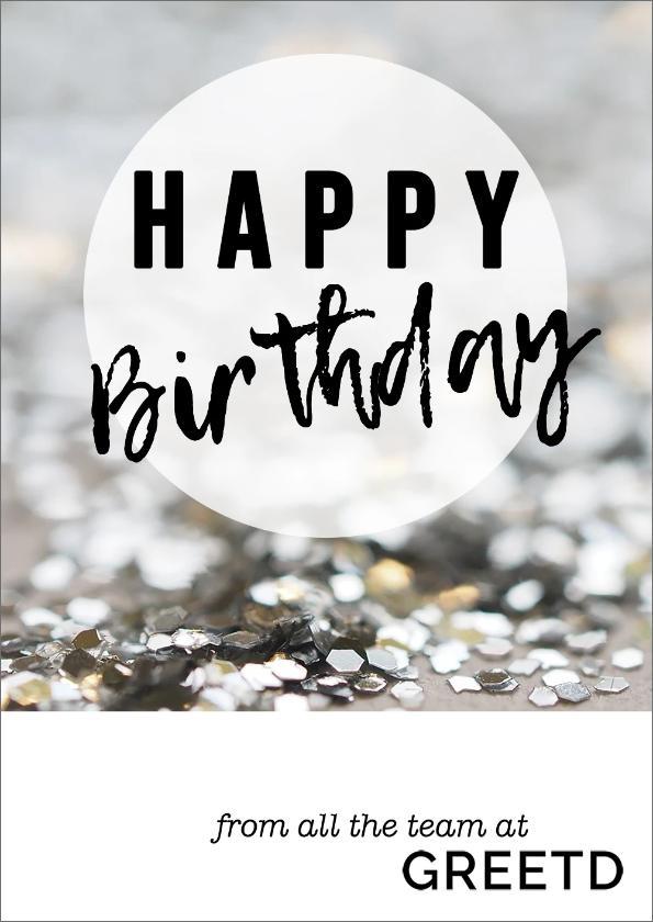 Personalised Birthday Card For Business 