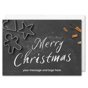 Custom Christmas Card For Business - Cookie Cutters