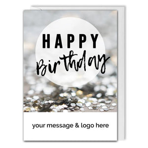 Custom Business Birthday Card - Clients, Employees 