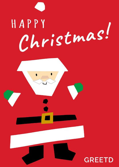 Santa B2B Christmas Card - Custom Logo