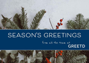 Season's Greetings - Custom Logo Business Christmas Card