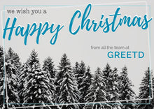 Load image into Gallery viewer, Business Happy Christmas Card Personalised Greetd 