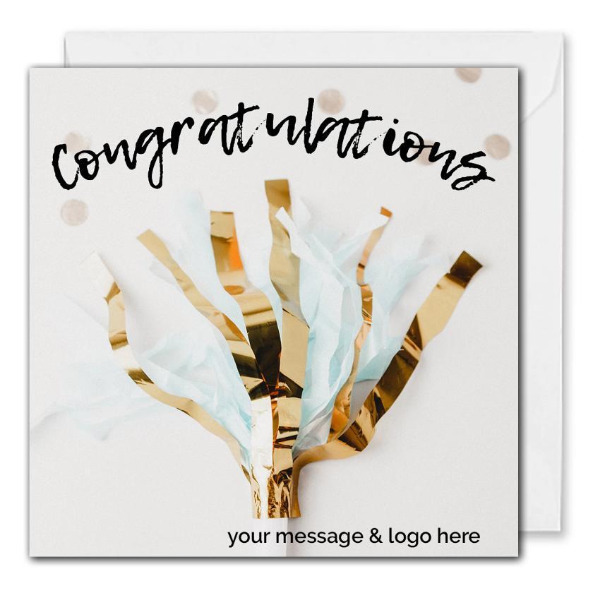 Personalised Business Congratulations Card 